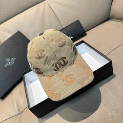 Chanel Double C Baseball Cap Cotton 323736