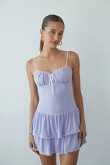 Fiorella Open Back Mini Dress