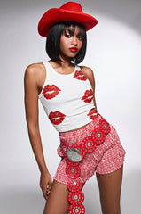 Kissy Face Tank Top