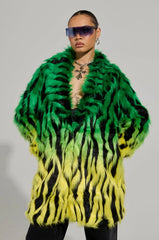 Sound The Alarm Faux Fur Coat