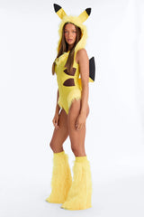 Lightning Cutie 2 Piece Costume Set - Yellow/Combo