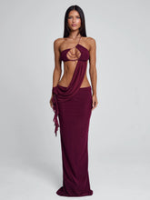 Raer Maxi Dress Burgundy