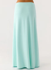 Ravi Maxi Skirt - Aqua