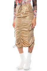 No Stoppin Me Cargo Midi Skirt