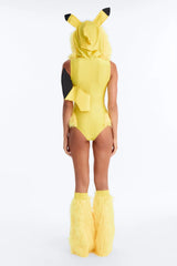 Lightning Cutie 2 Piece Costume Set - Yellow/Combo