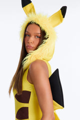 Lightning Cutie 2 Piece Costume Set - Yellow/Combo