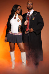 Put A Spell On You 5 Piece Costume Set - Grey/Combo