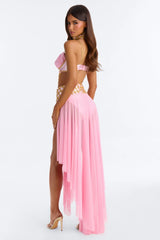 Goddess Of Desire 3 Piece Halloween Costume - Pink/Combo