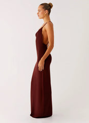 Nomad Muse Maxi Dress - Chocolate