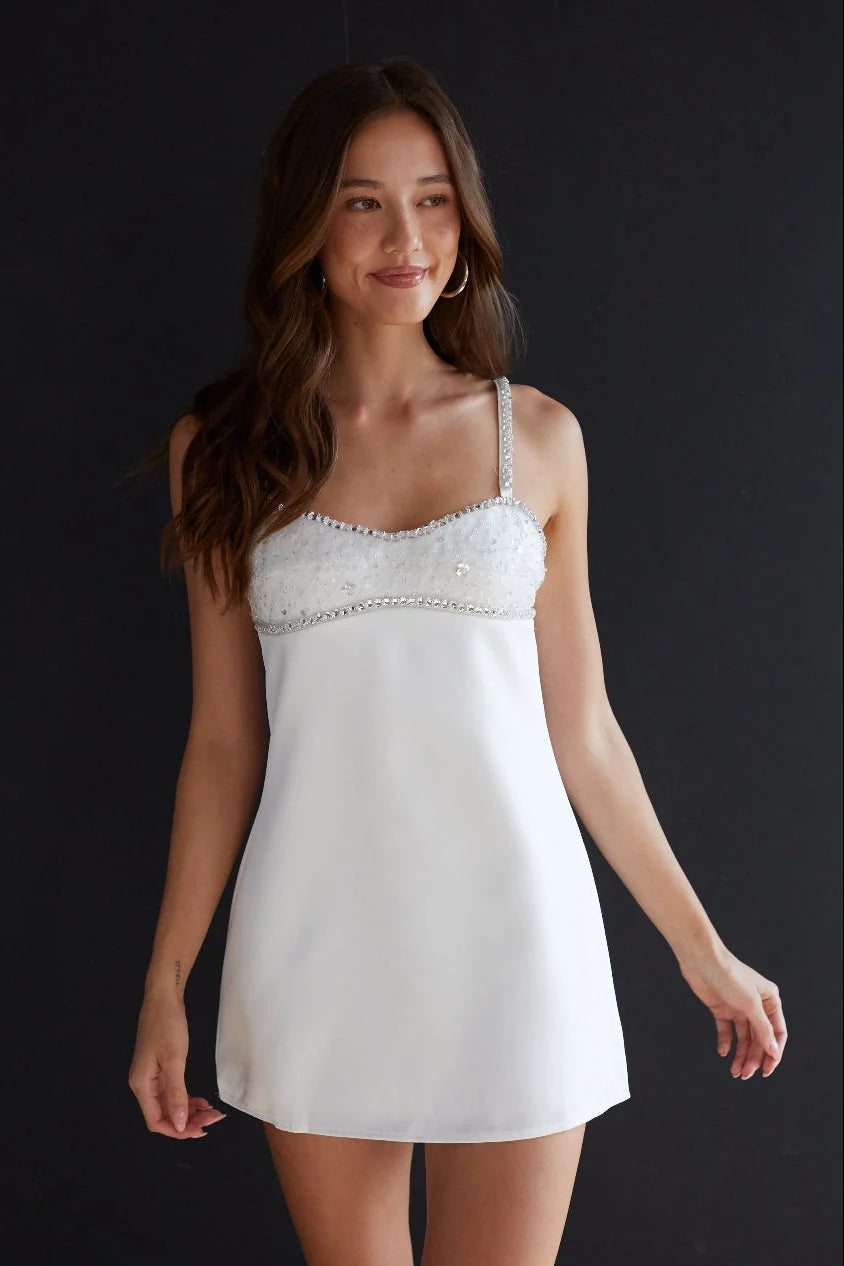 Blair Embellished Mini Dress