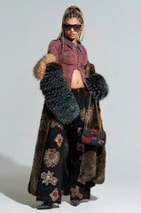 Chiara Paneled Fur Coat