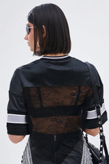 Lucky Lace Jersey Top