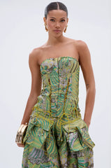 Peacock Corset