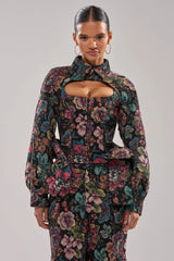 Pretty Lady Brocade Bolero