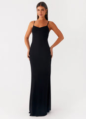 Serene Escape Maxi Dress - Black